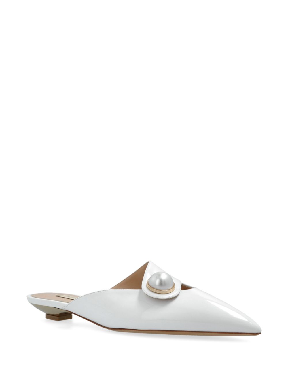 Casadei Sandals White Leather