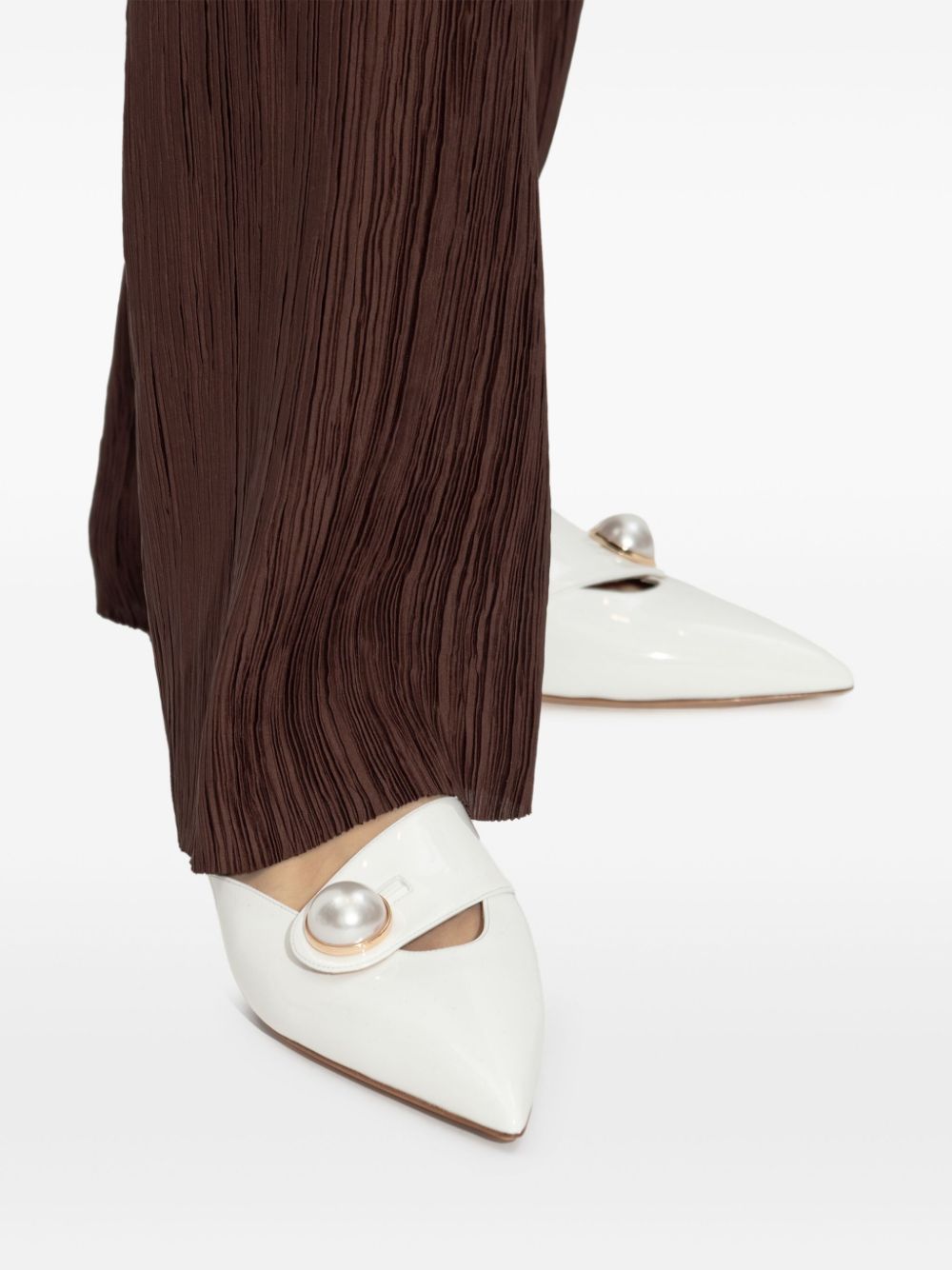 Casadei Sandals White Leather