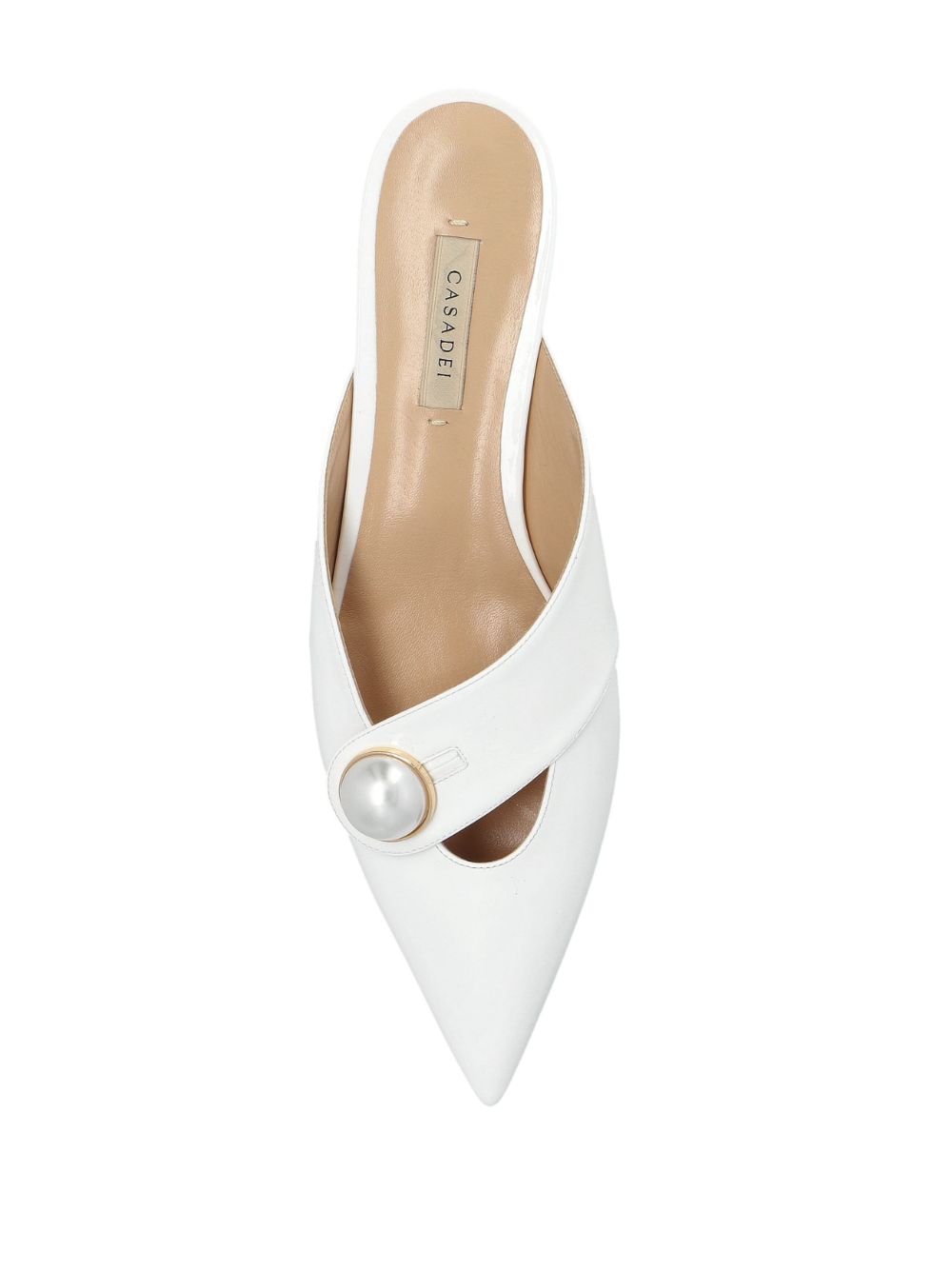 Casadei Sandals White Leather