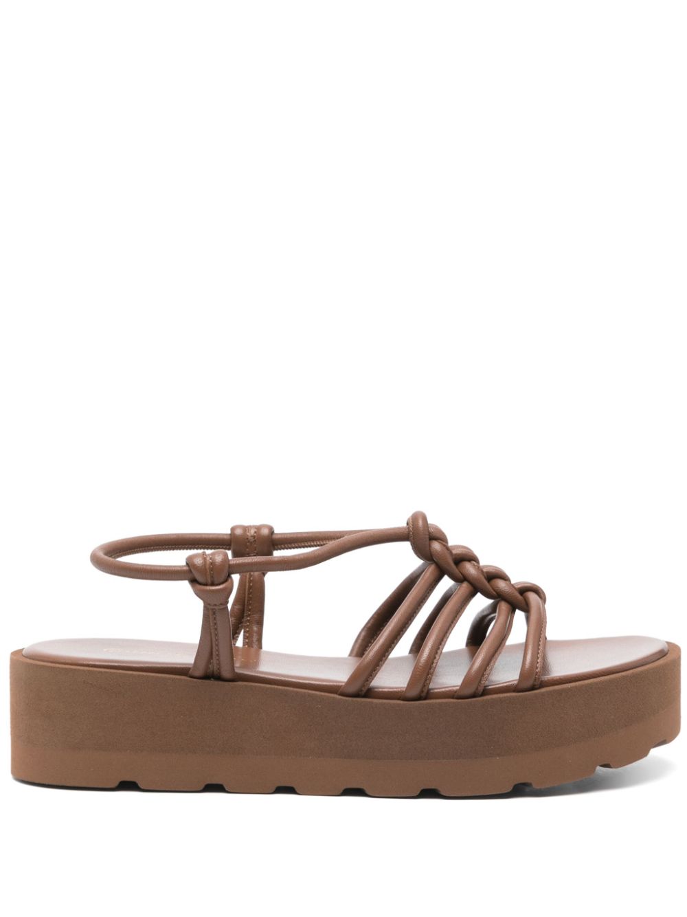 Gianvito Rossi Sandals Leather Brown Calf