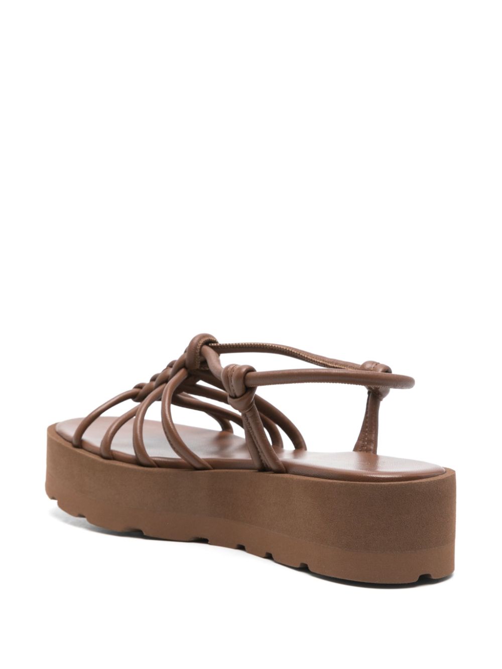 Gianvito Rossi Sandals Leather Brown Calf