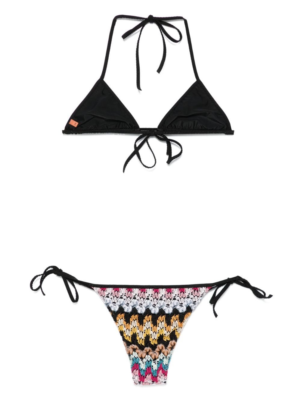 Missoni Beachwear Pre Sea Clothing Black Viscose Metallic Fiber