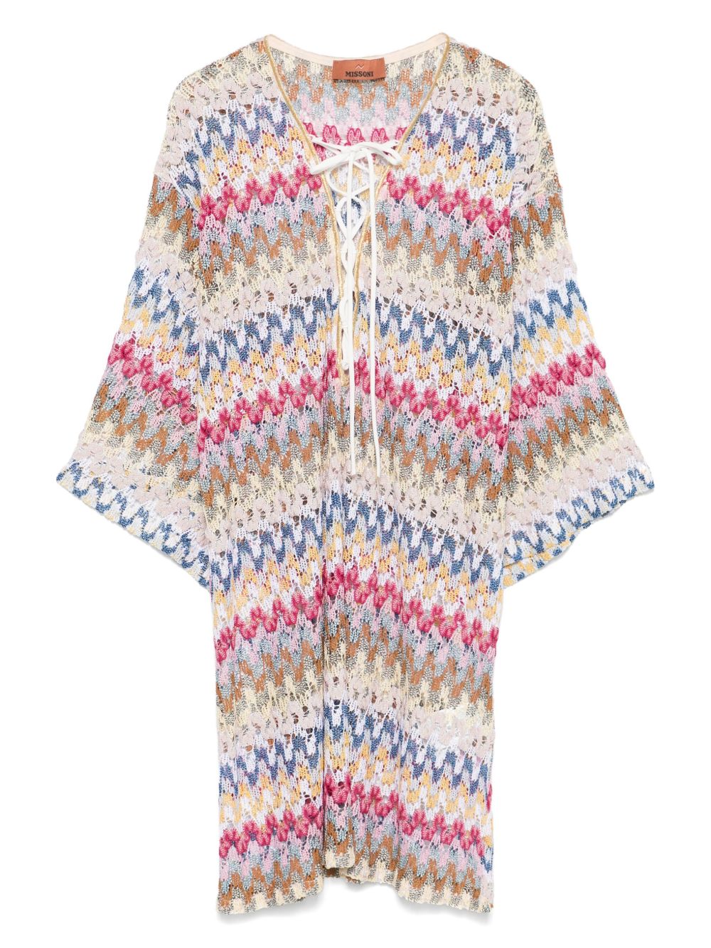 Missoni Beachwear Pre Sea Clothing White Rayon Metallic Fiber