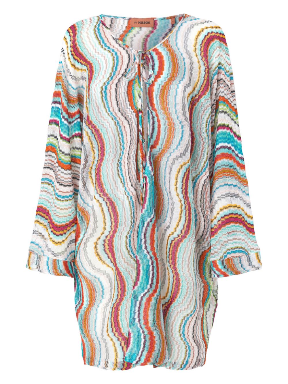 Missoni Beachwear Pre Sea Clothing White Rayon Metallic Fiber