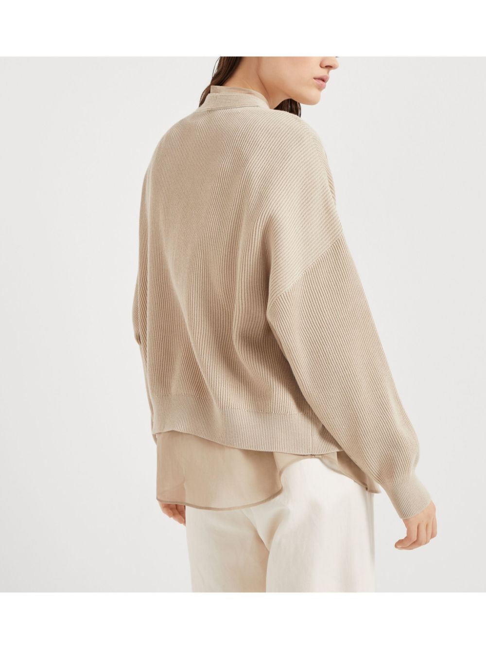 Brunello Cucinelli Sweaters Beige Cotton