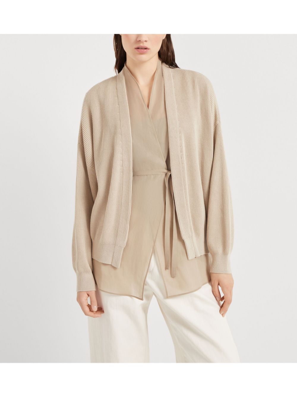 Brunello Cucinelli Sweaters Beige Cotton