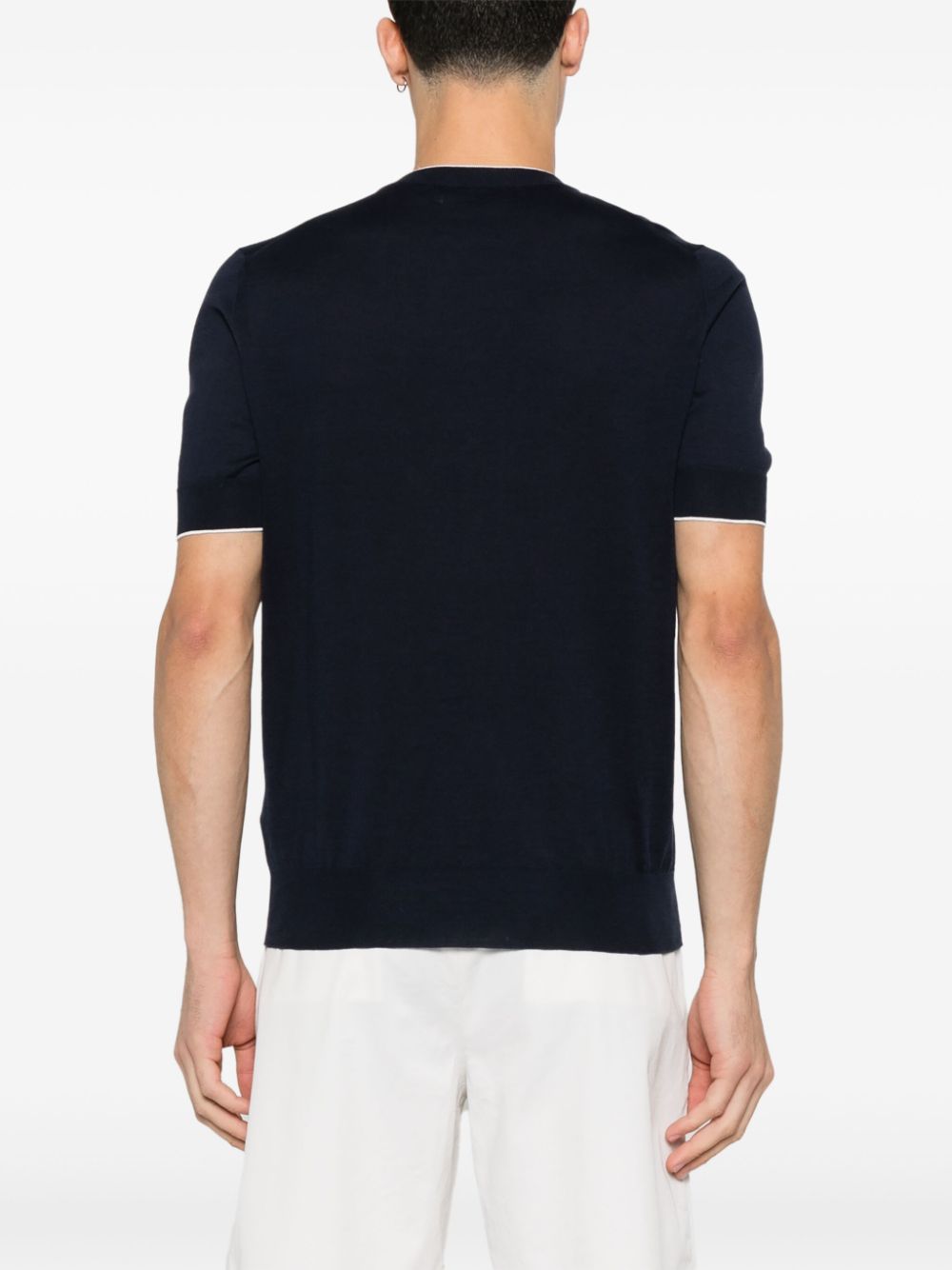 Brunello Cucinelli T-Shirts And Polos Blu Cotton