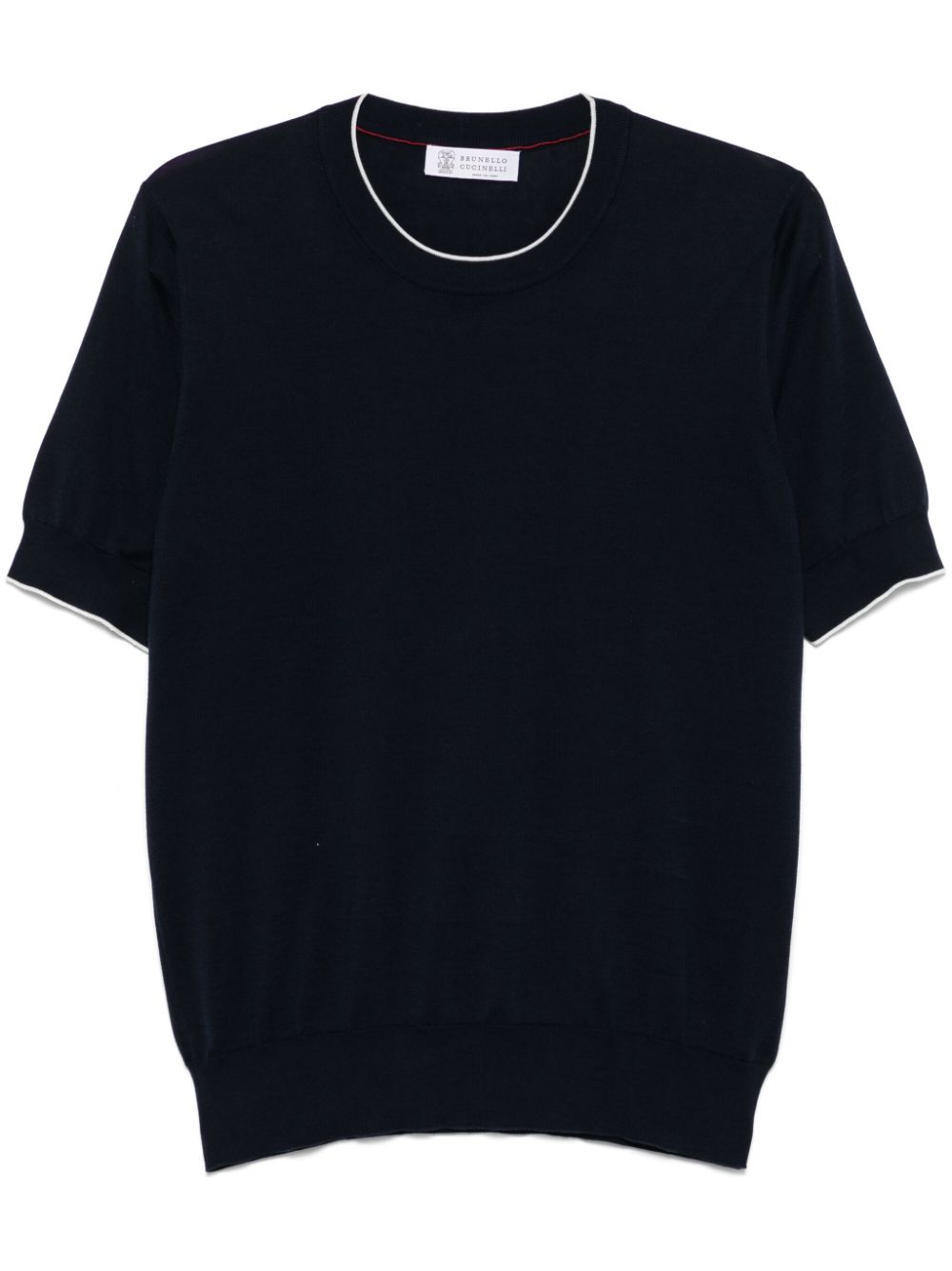 Brunello Cucinelli T-Shirts And Polos Blu Cotton