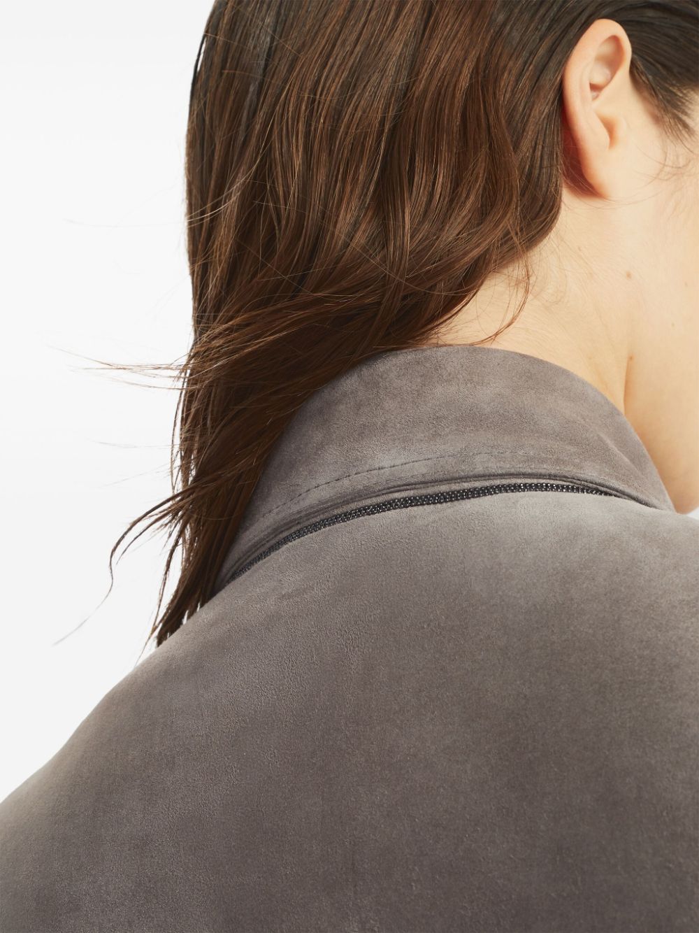 Brunello Cucinelli Sweaters Grigio Suede