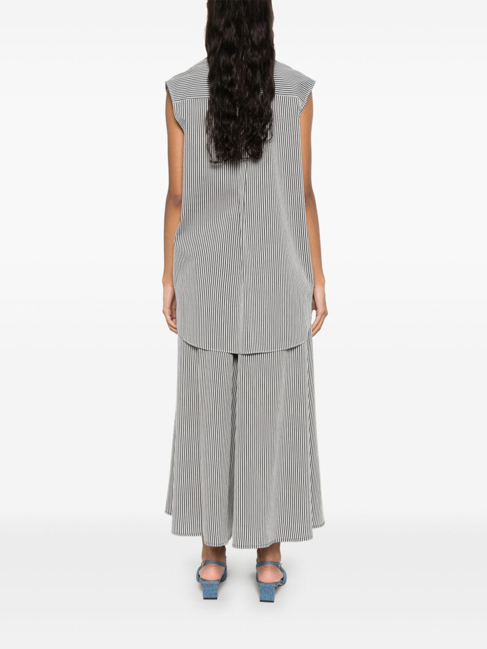 Alysi Shirts Blue Cotton Silk