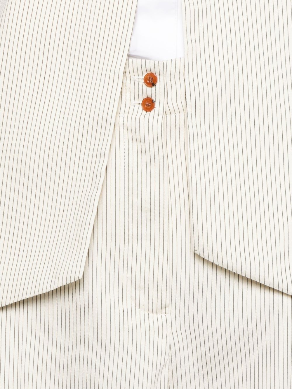 Alysi Trousers White Polyester