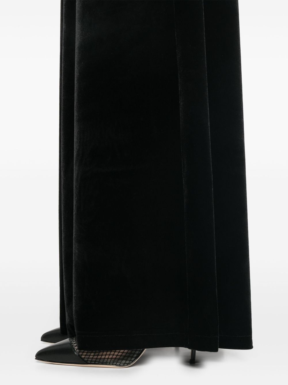 Norma Kamali Trousers Black Polyester Spandex