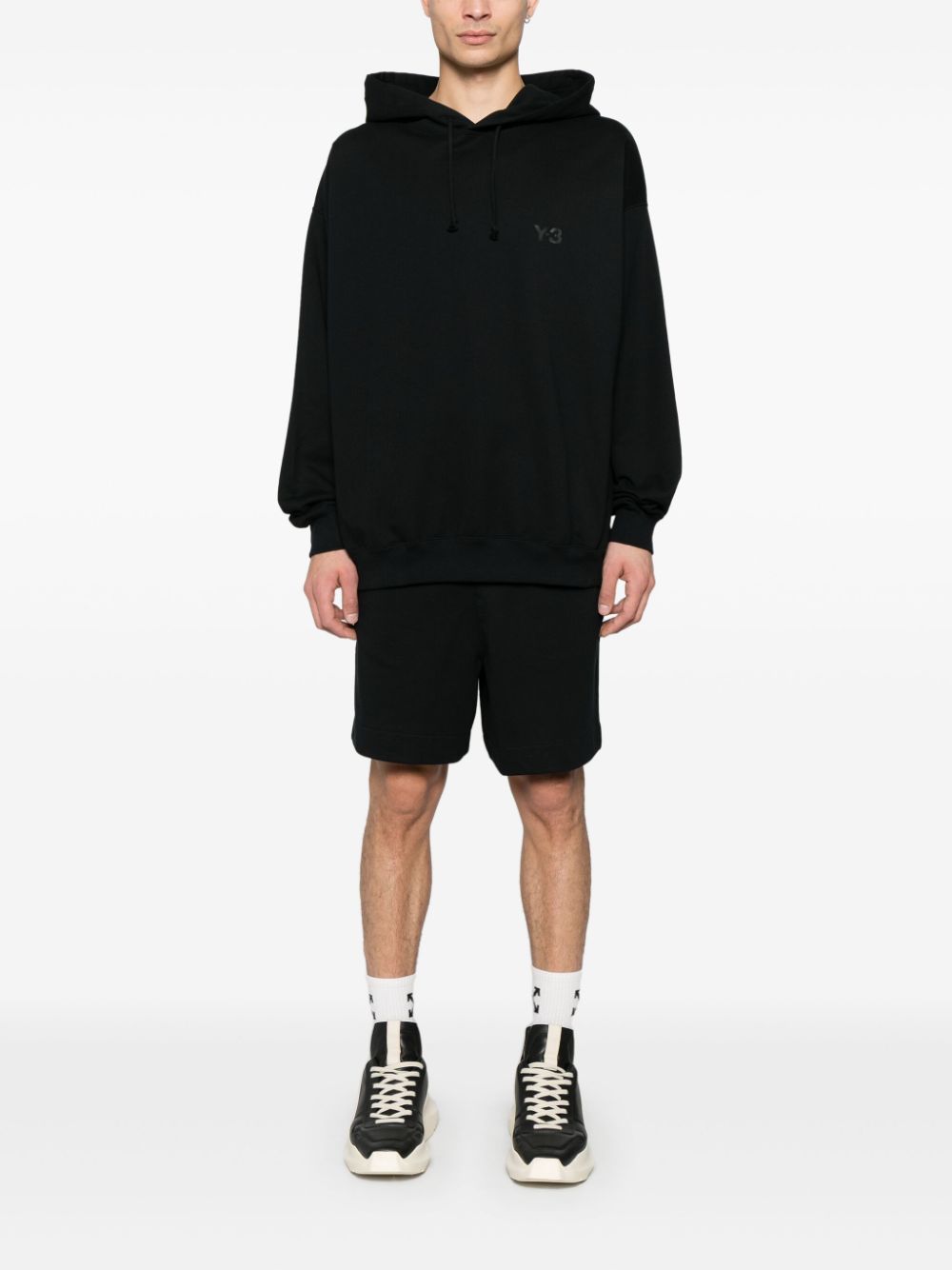 Y-3 Sweaters Black Cotton Polyester