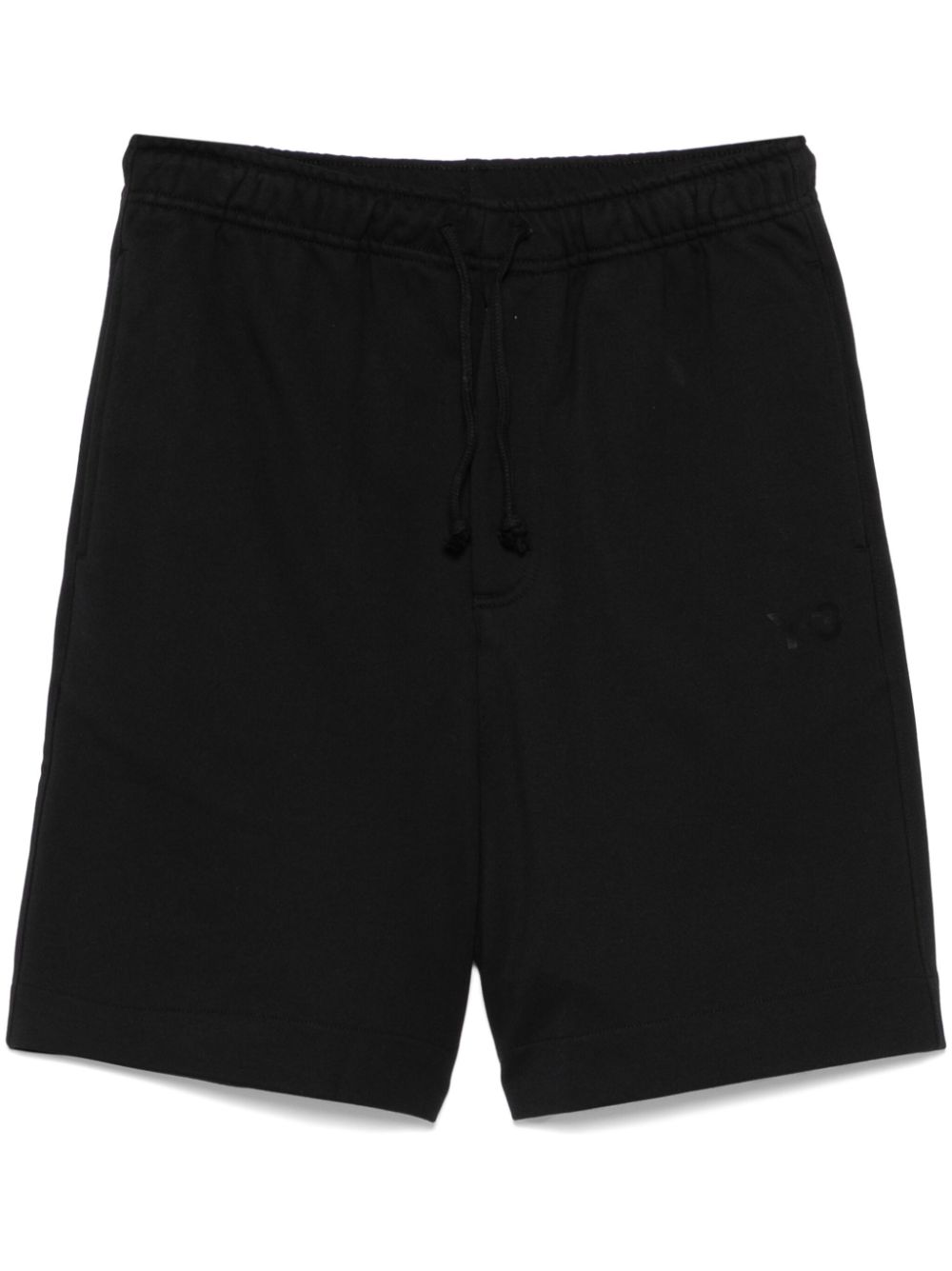 Y-3 Shorts Black Cotton Polyester