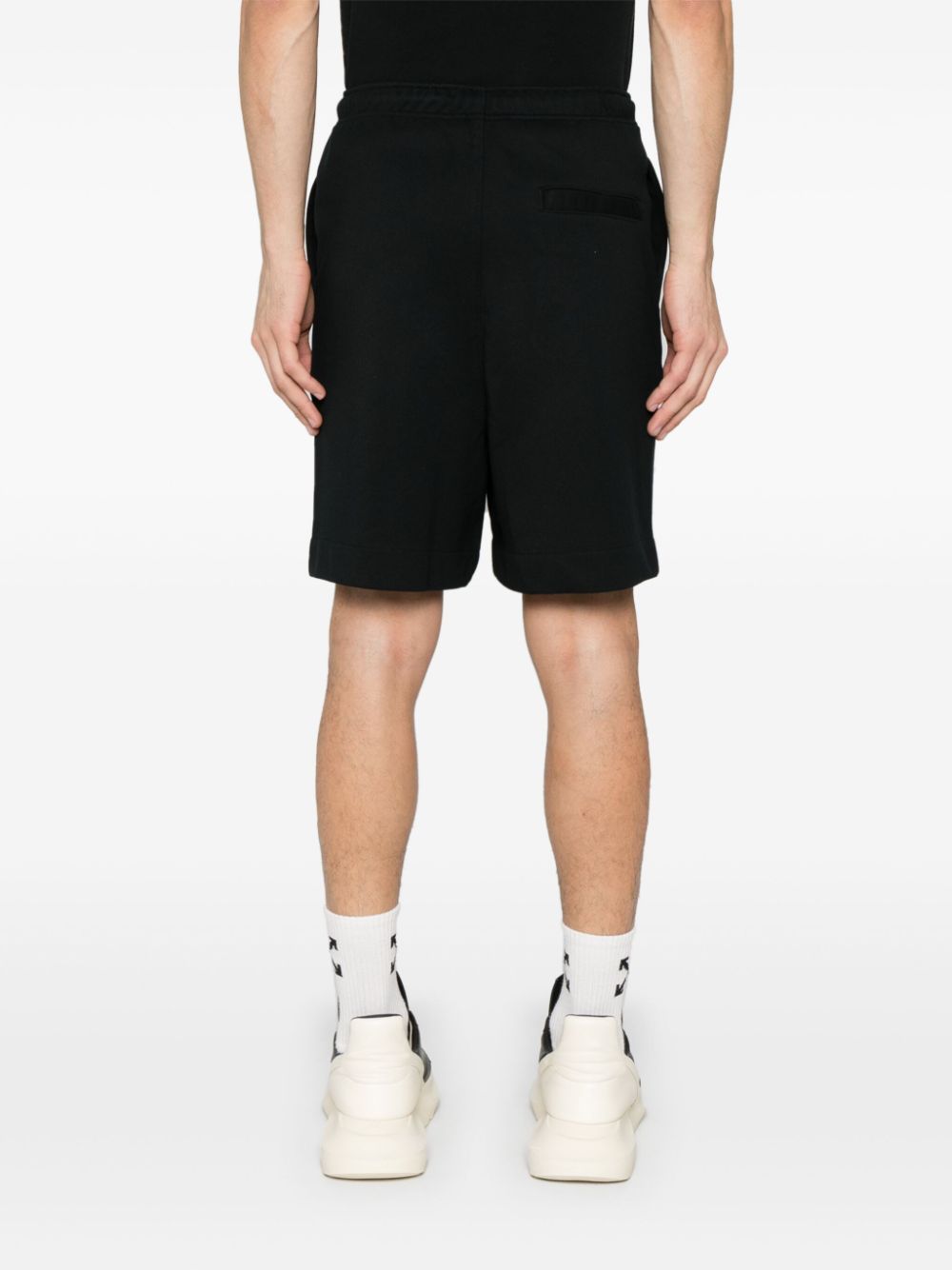 Y-3 Shorts Black Cotton Polyester