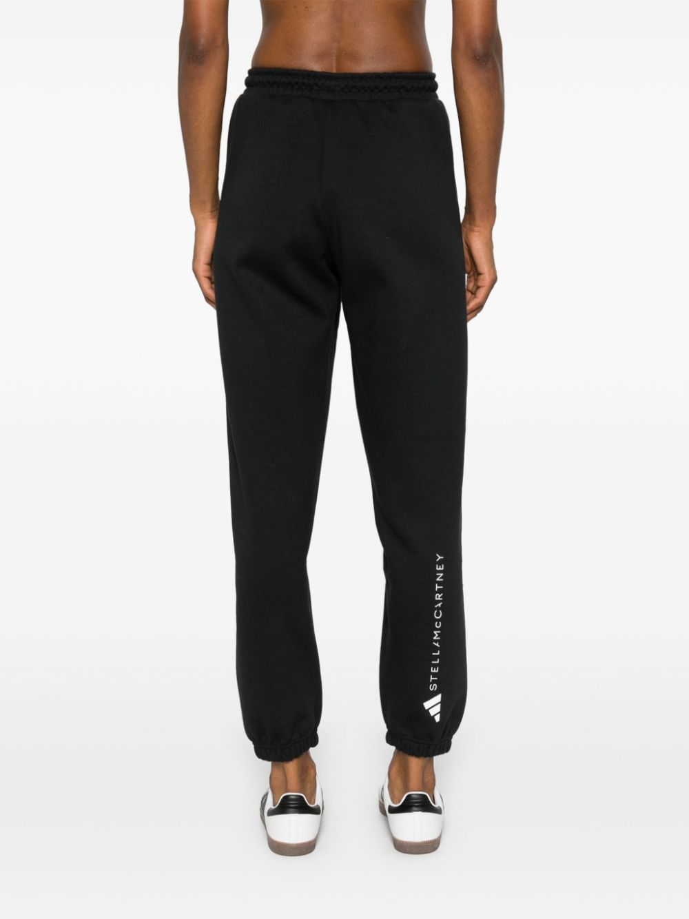 Adidas By Stella Mccartney Trousers Black Cotton Polyester