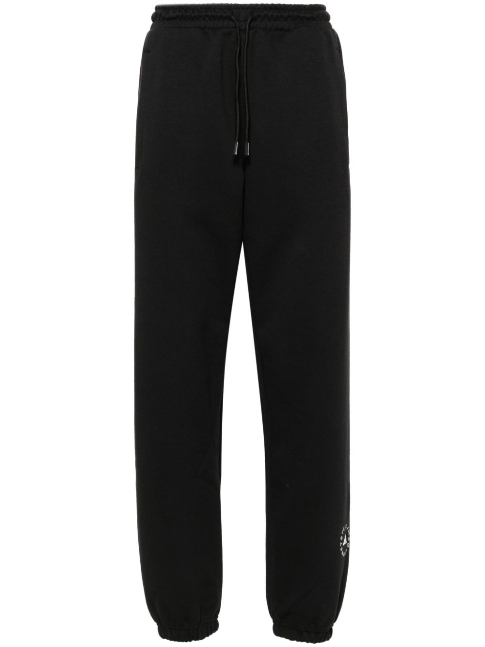 Adidas By Stella Mccartney Trousers Black Cotton Polyester