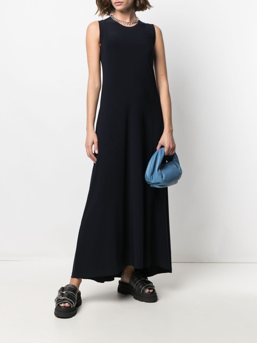Norma Kamali Dresses Blue Polyester