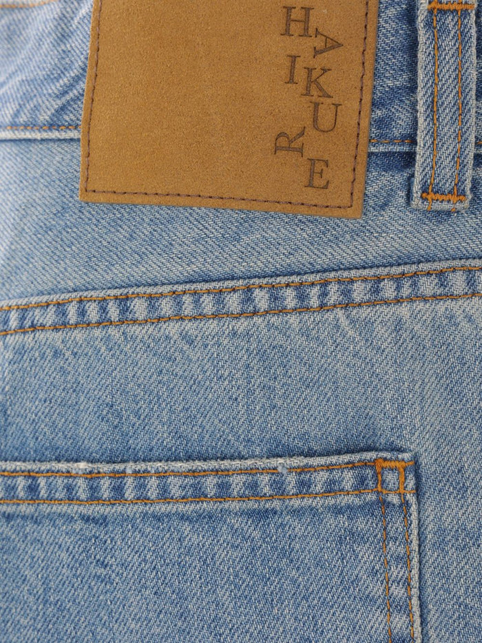 Haikure Jeans Blue Cotton Lyocell