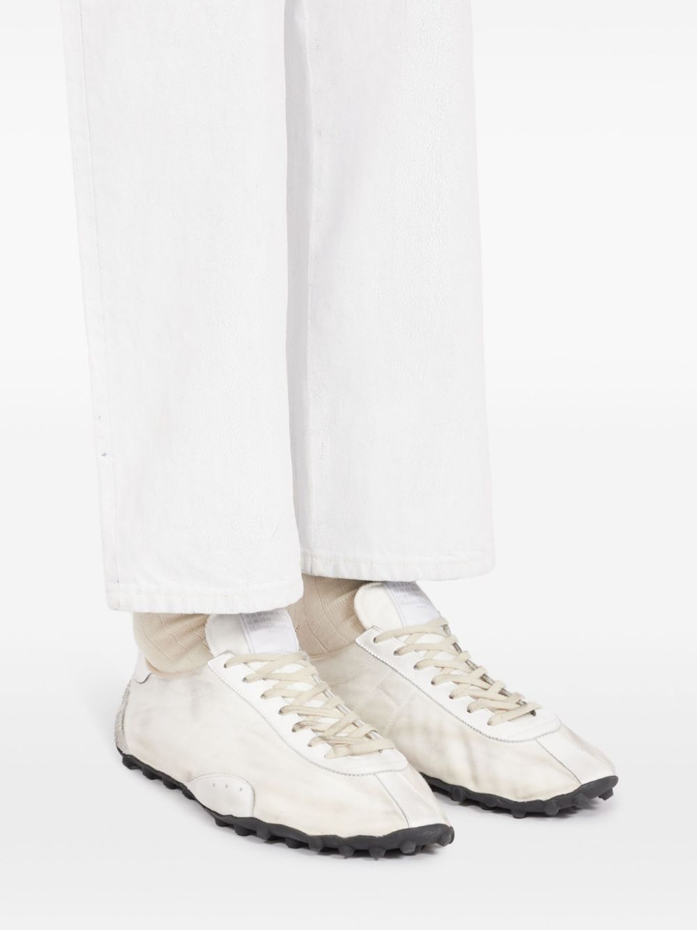 Maison Margiela Sneakers White Polyeser Cotton