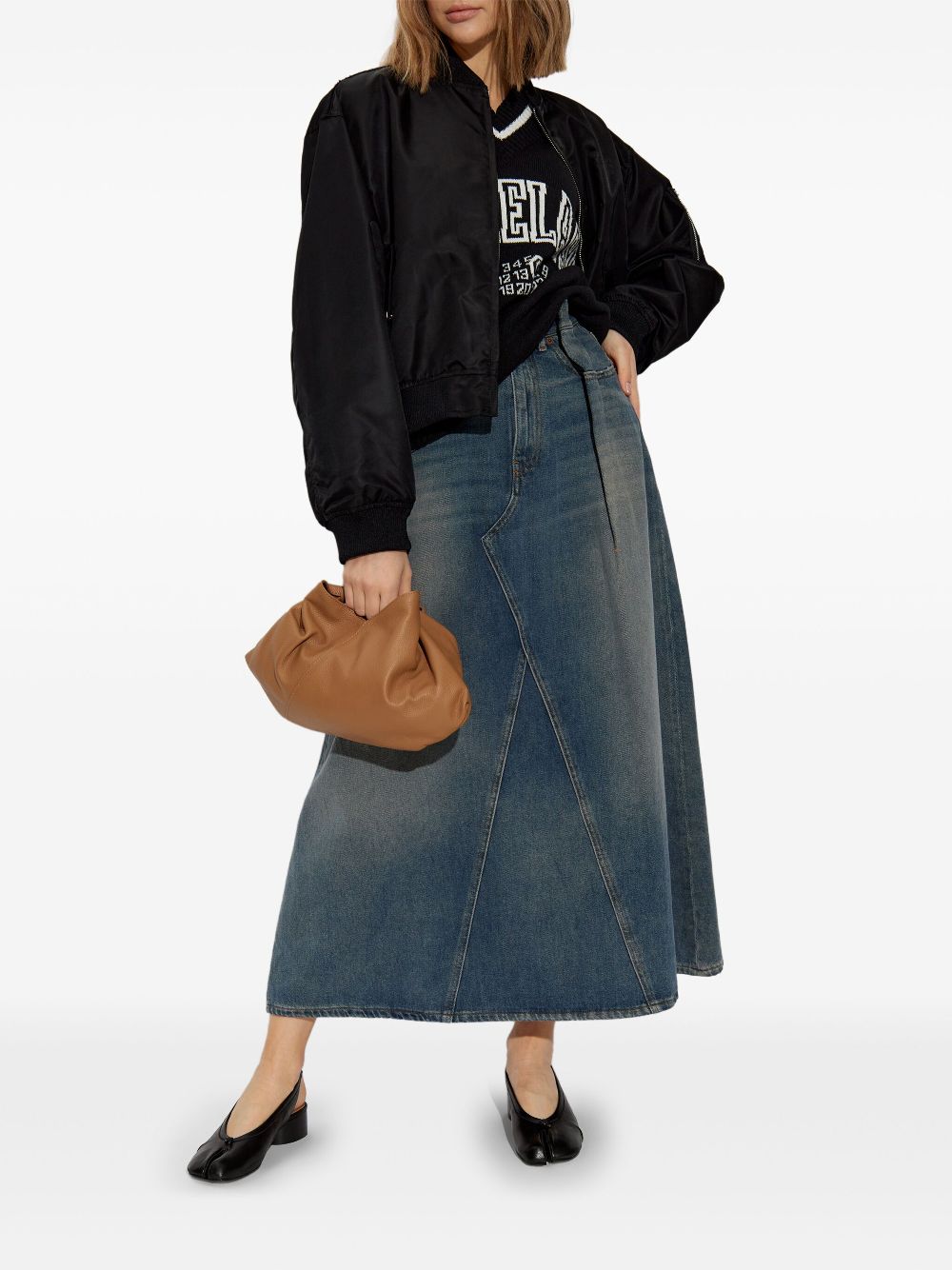 Mm6 Maison Margiela Skirts Clear Blue Cotton
