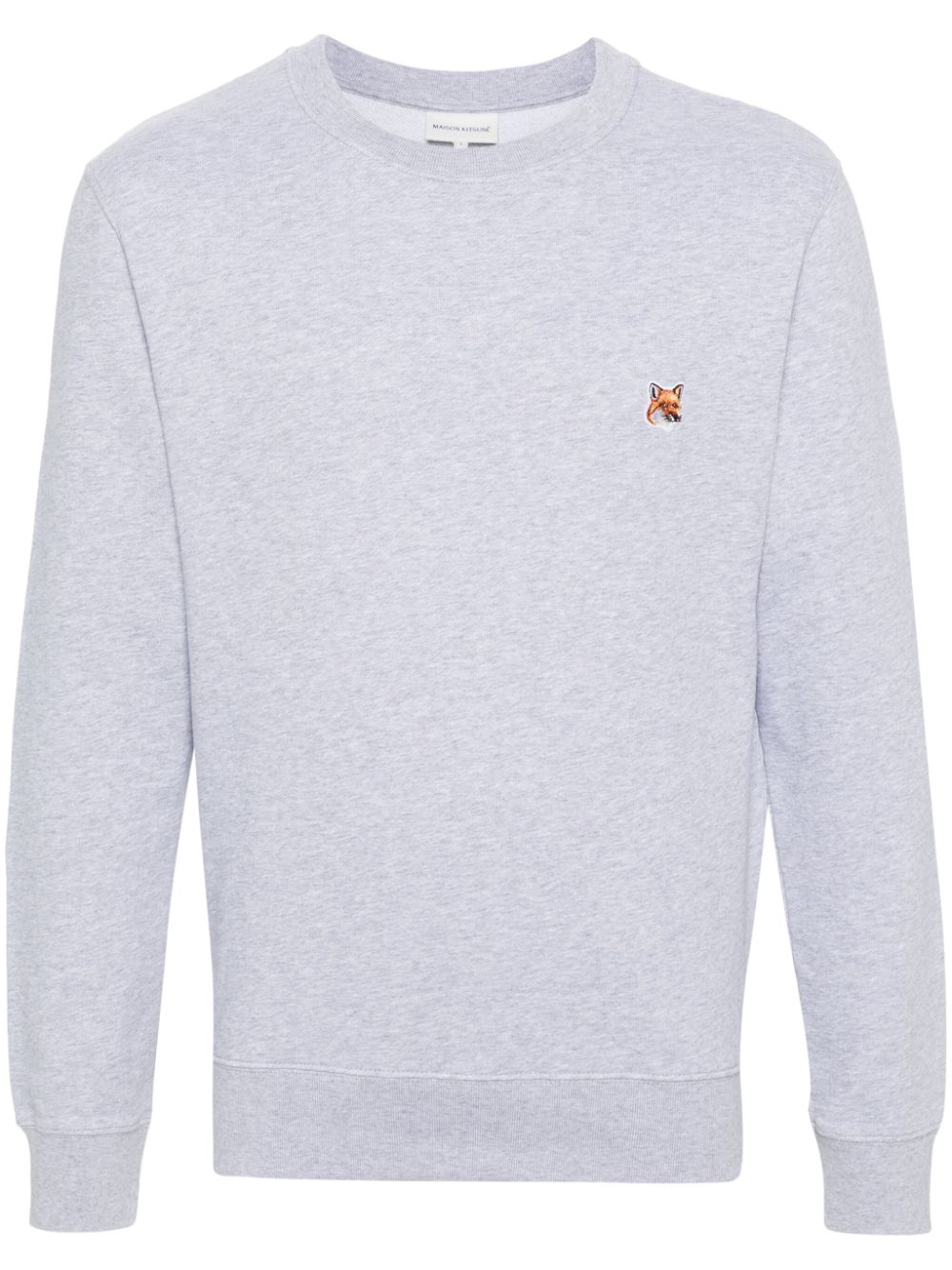 Maison Kitsune Sweaters Grey Cotton