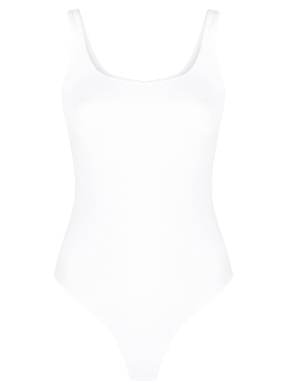 Wolford Top White Cotton Polyamide Elastane