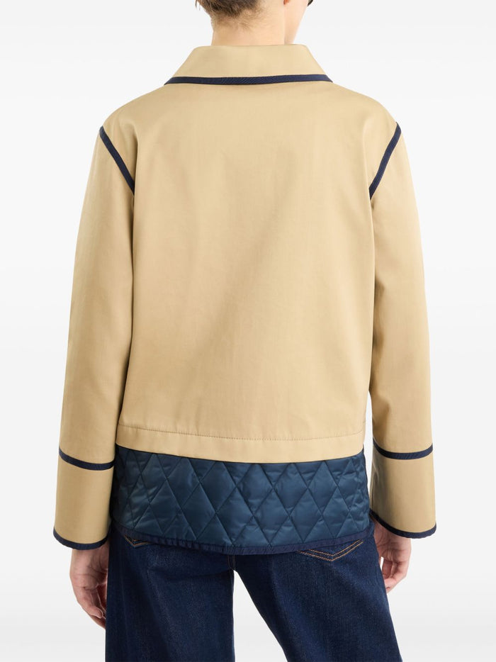 Fay Jackets Beige Cotton