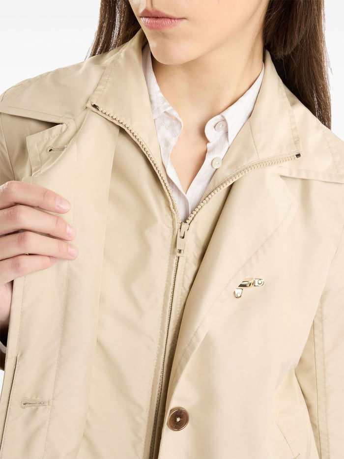 Fay Coats Beige Polyester