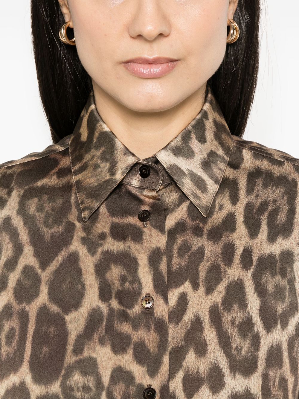 Stella Mccartney Shirts Brown Viscose