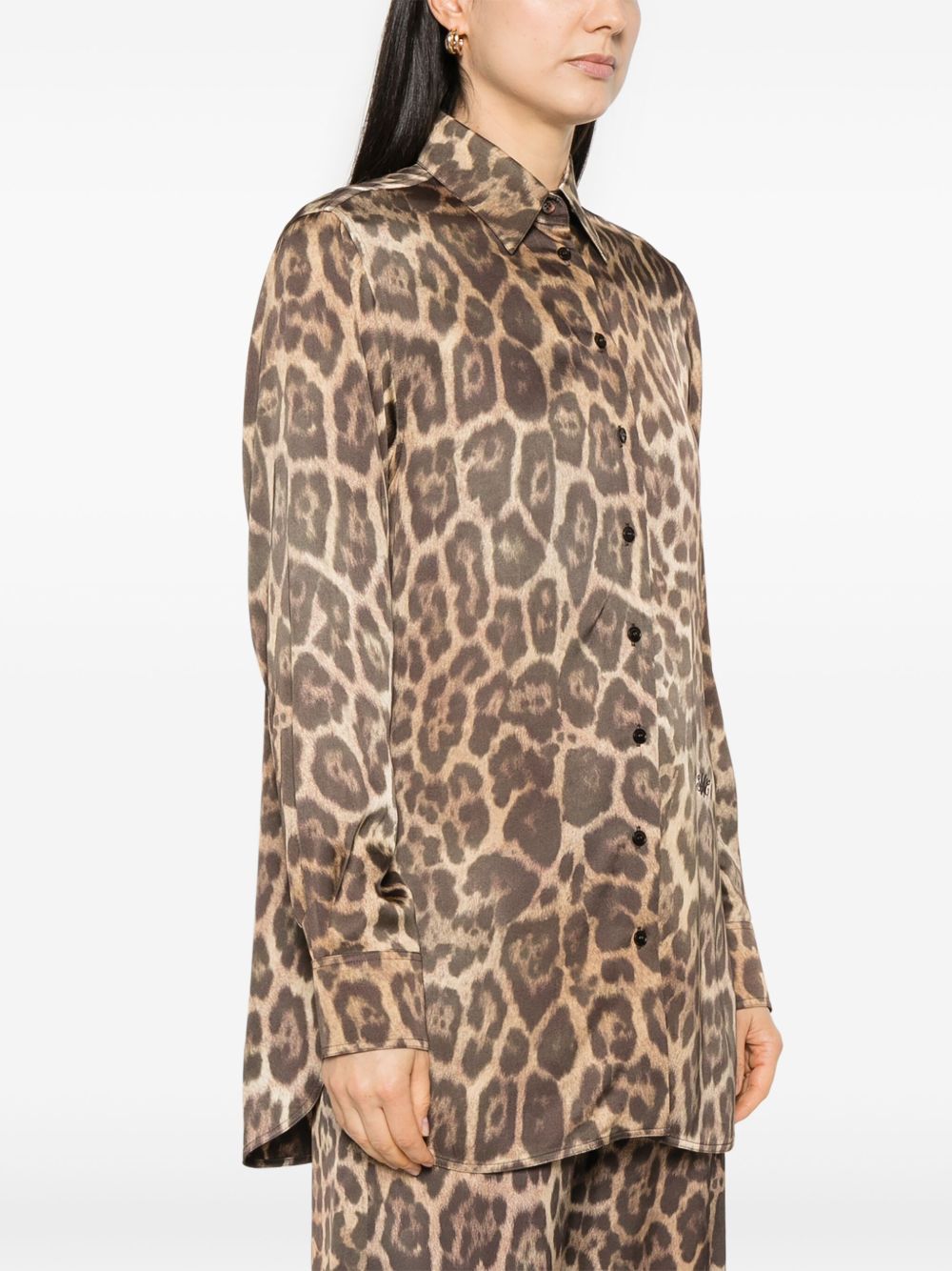 Stella Mccartney Shirts Brown Viscose