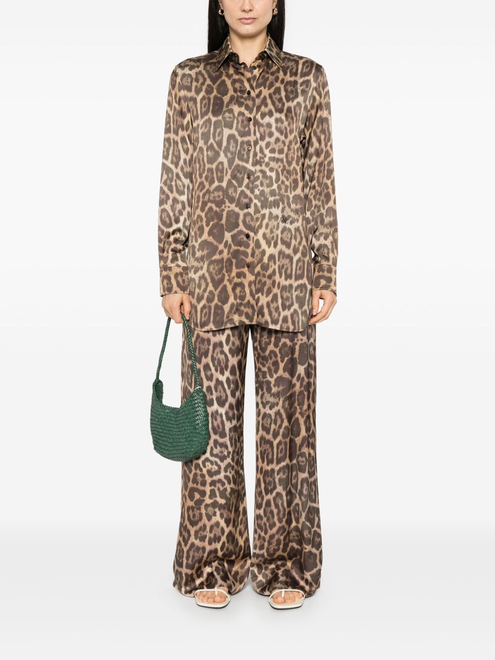 Stella Mccartney Shirts Brown Viscose