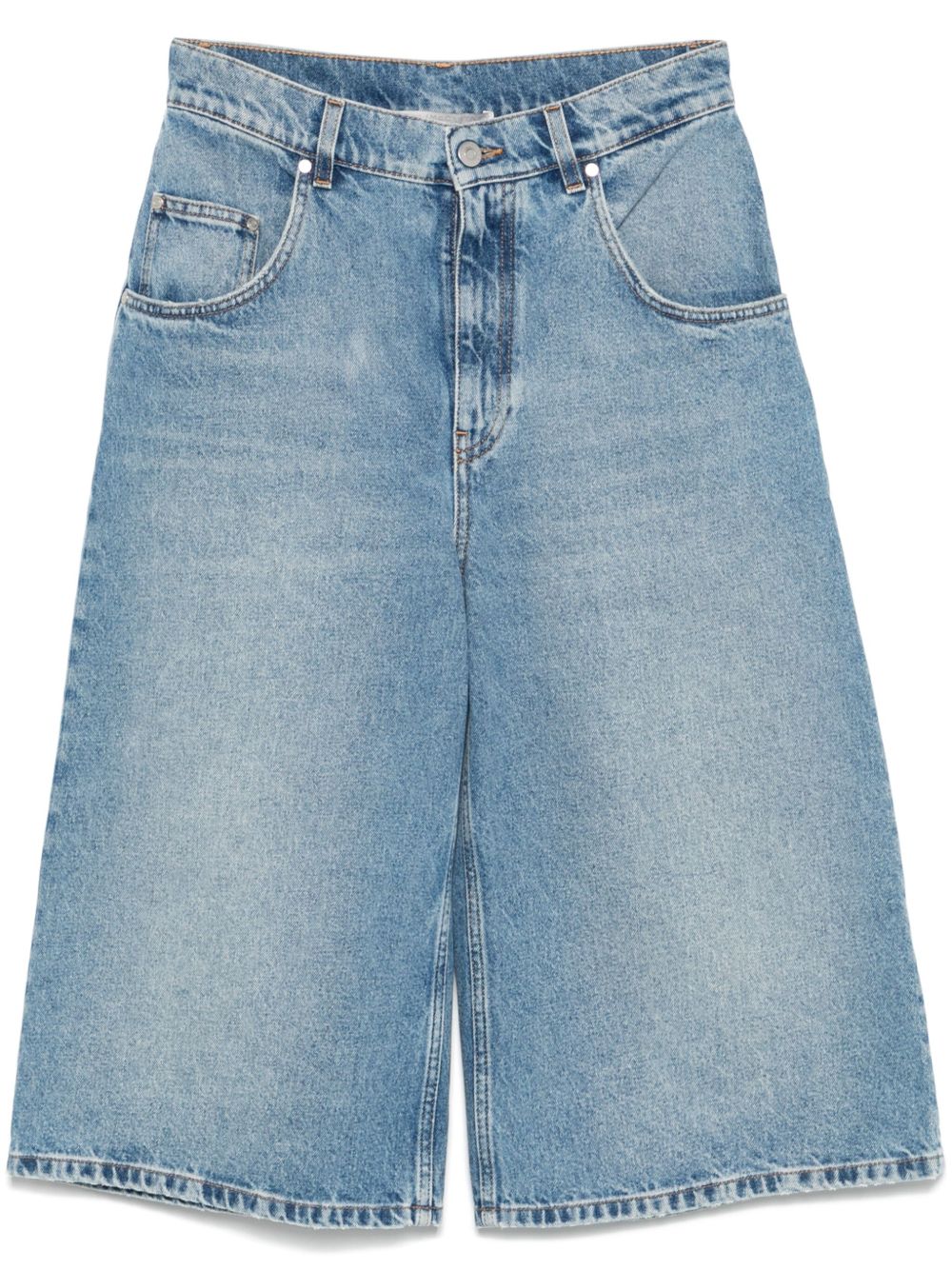 Stella Mccartney Shorts Clear Blue Cotton