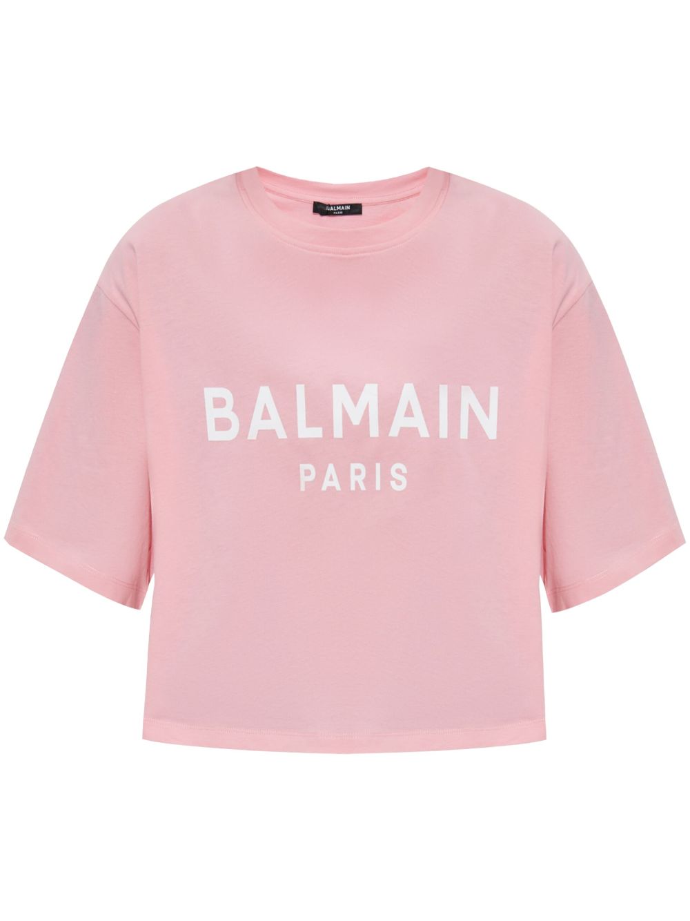 Balmain T-Shirts And Polos Pink Organic Cotton