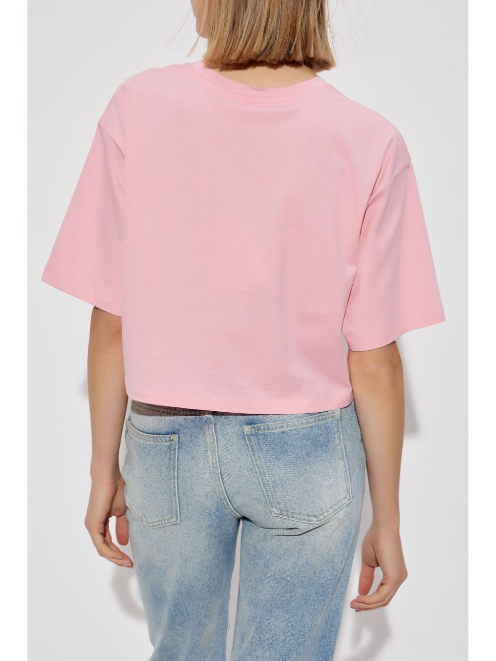 Balmain T-Shirts And Polos Pink Organic Cotton