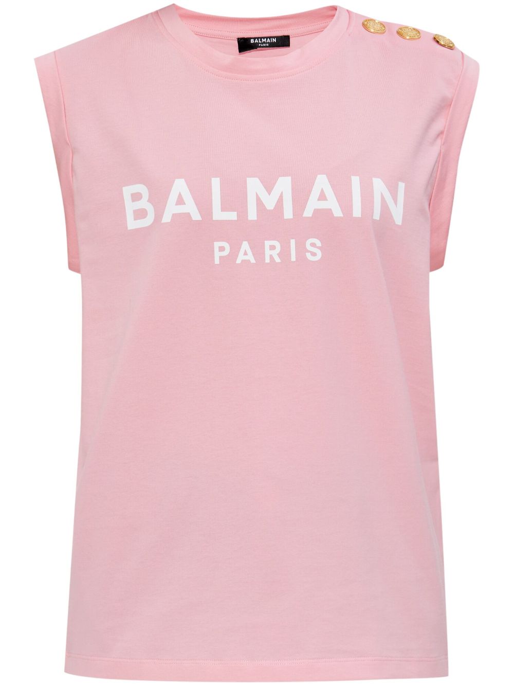 Balmain Top Pink Organic Cotton