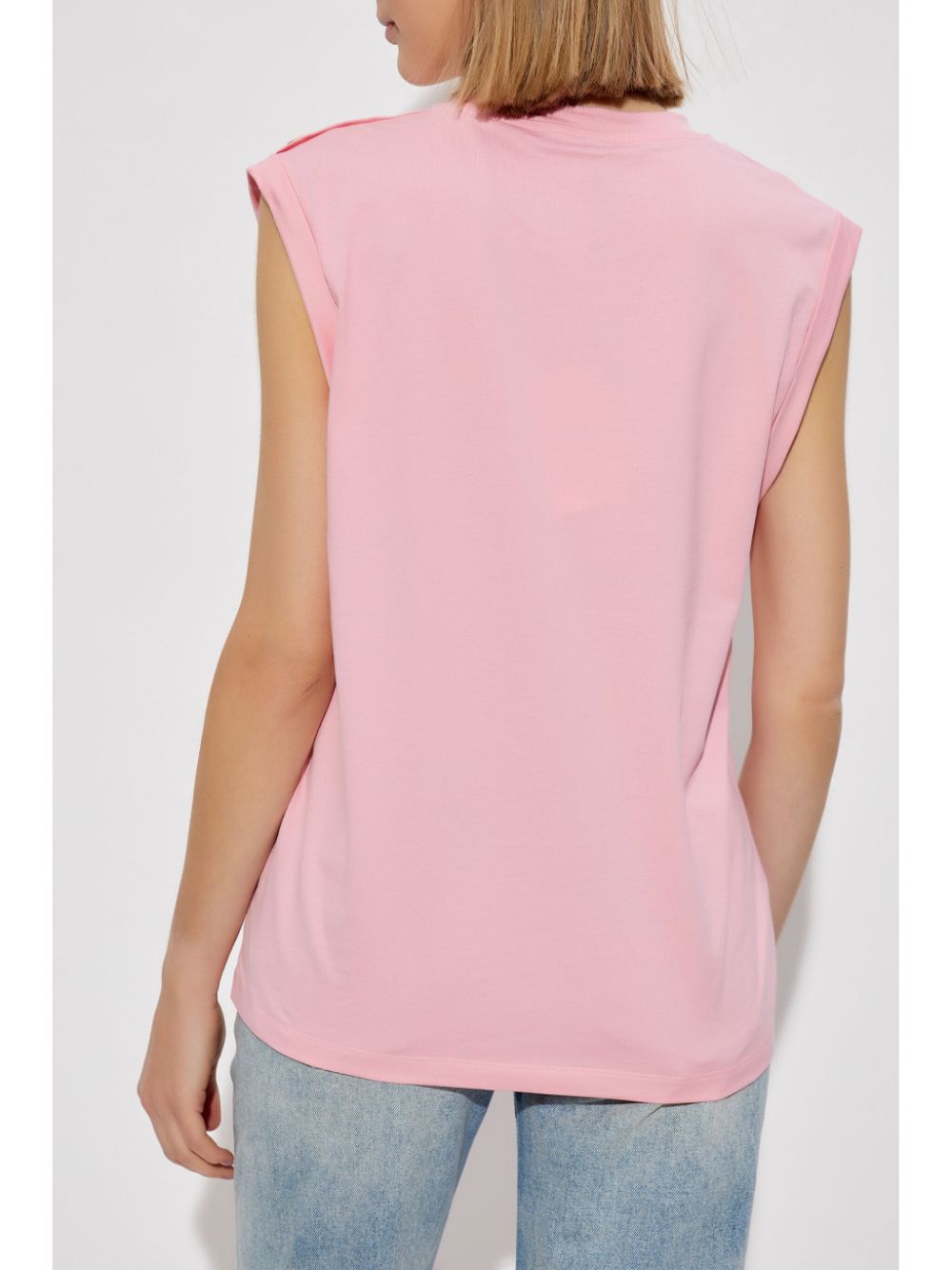 Balmain Top Pink Organic Cotton
