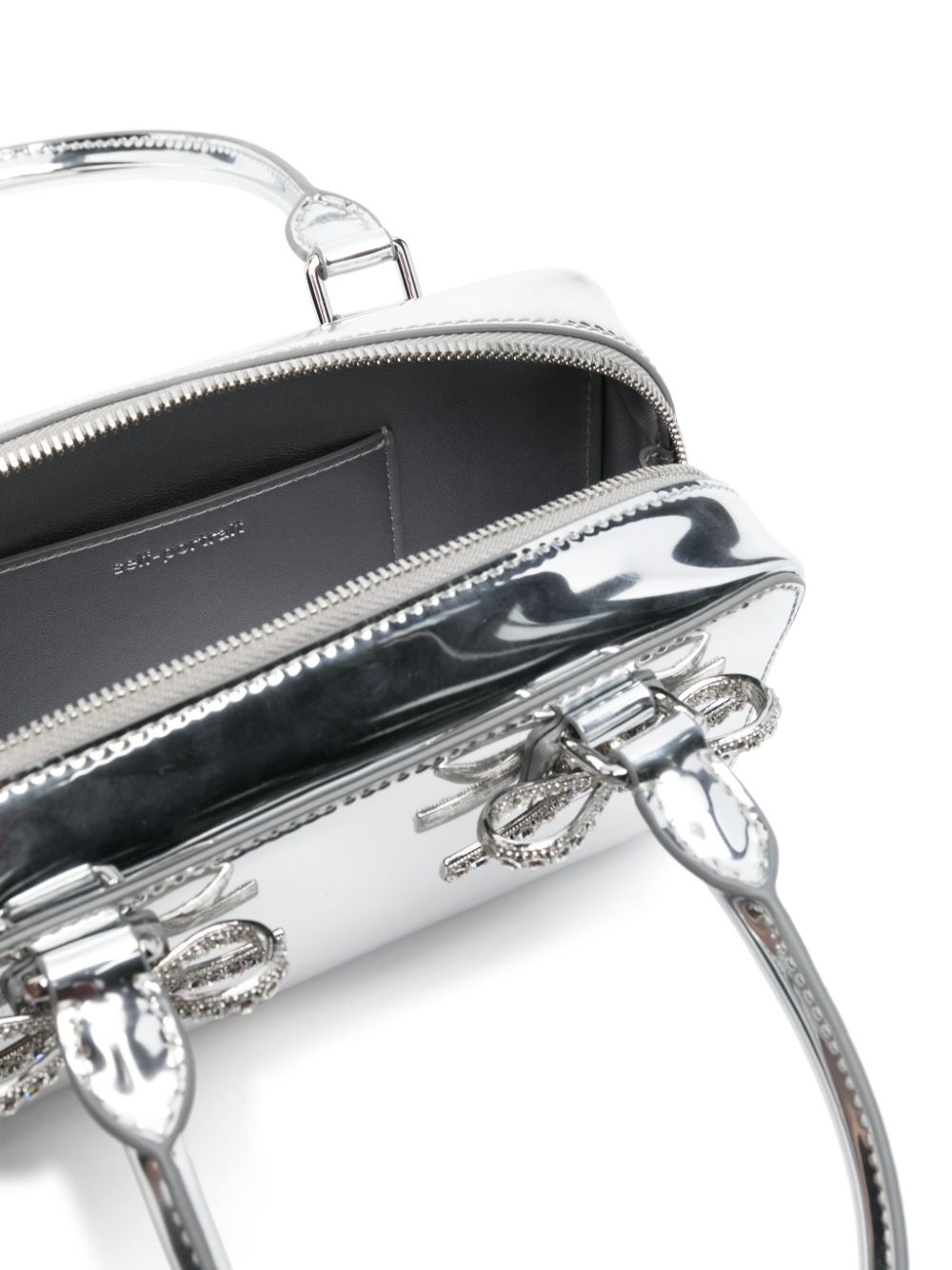 Self-Portrait Bags Silver Outer: Crystal