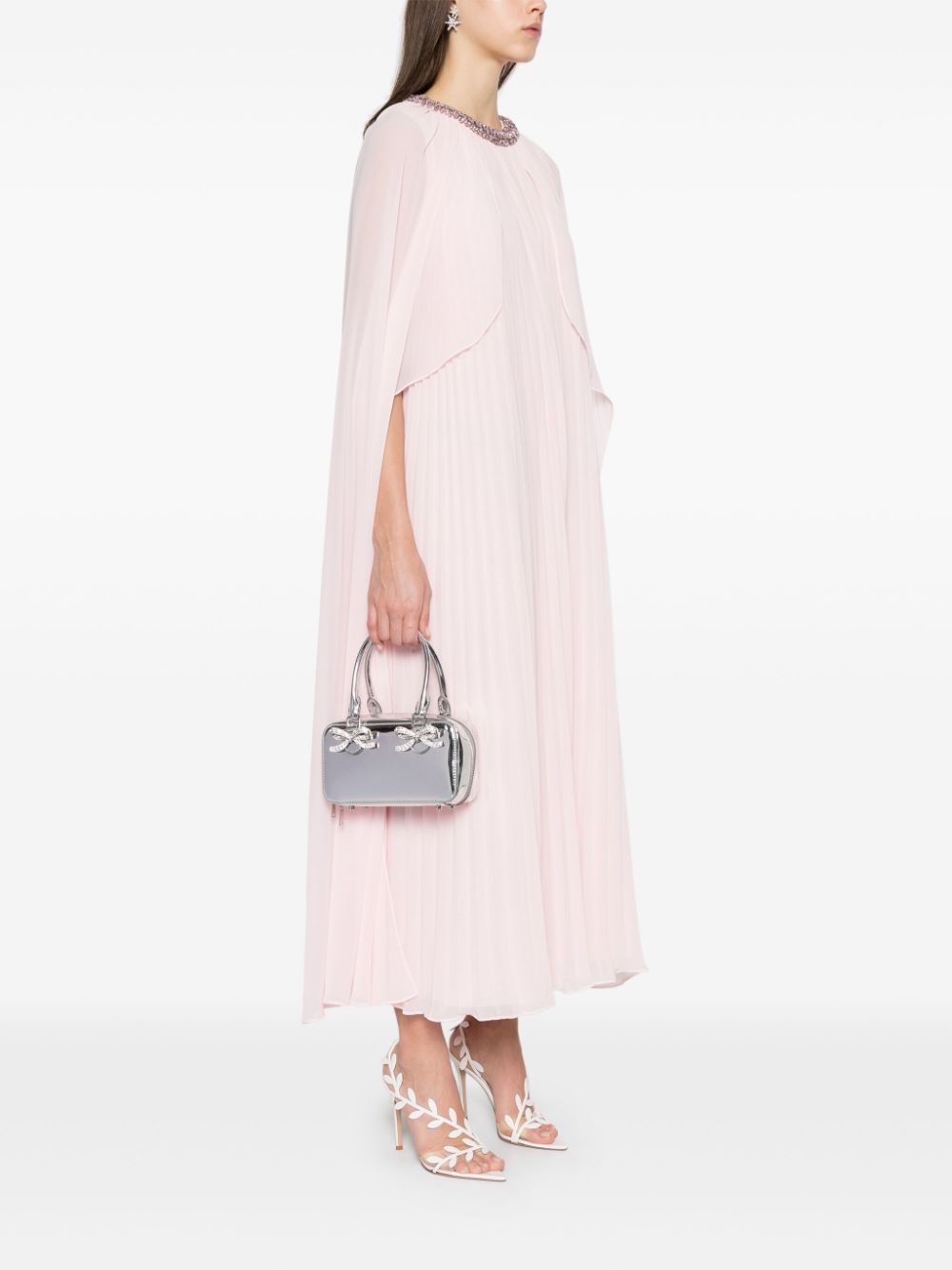 Self-Portrait Bags Silver Outer: Crystal