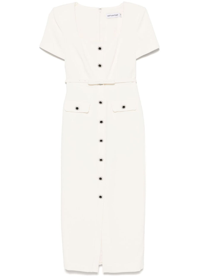 Self-Portrait Dresses Beige