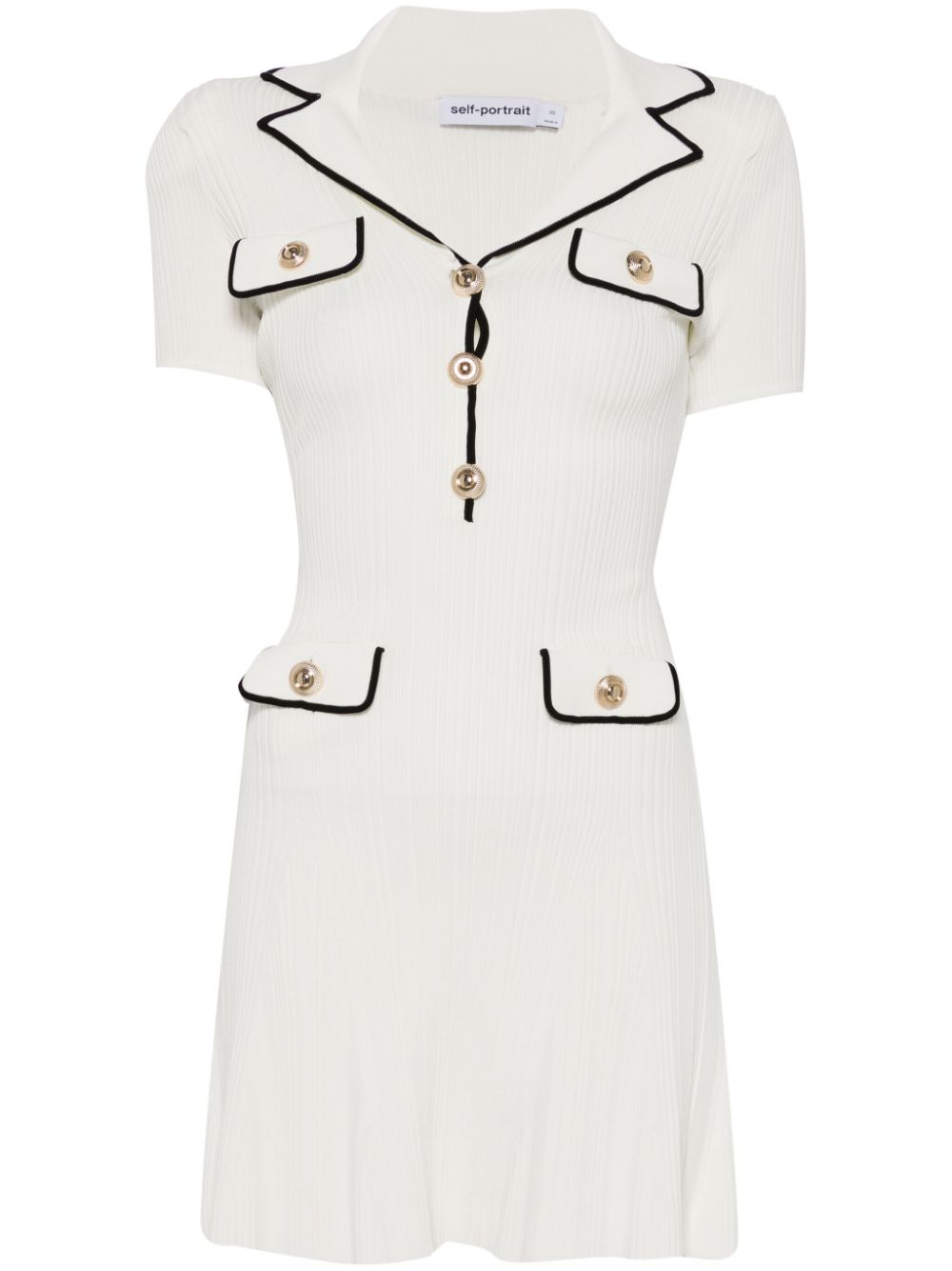 Self-Portrait Dresses White Viscose
