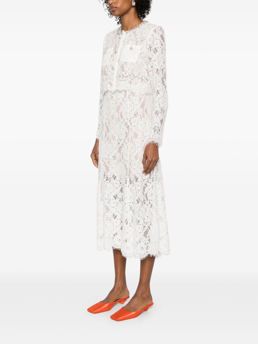 Self-Portrait Dresses White Outer: Viscose