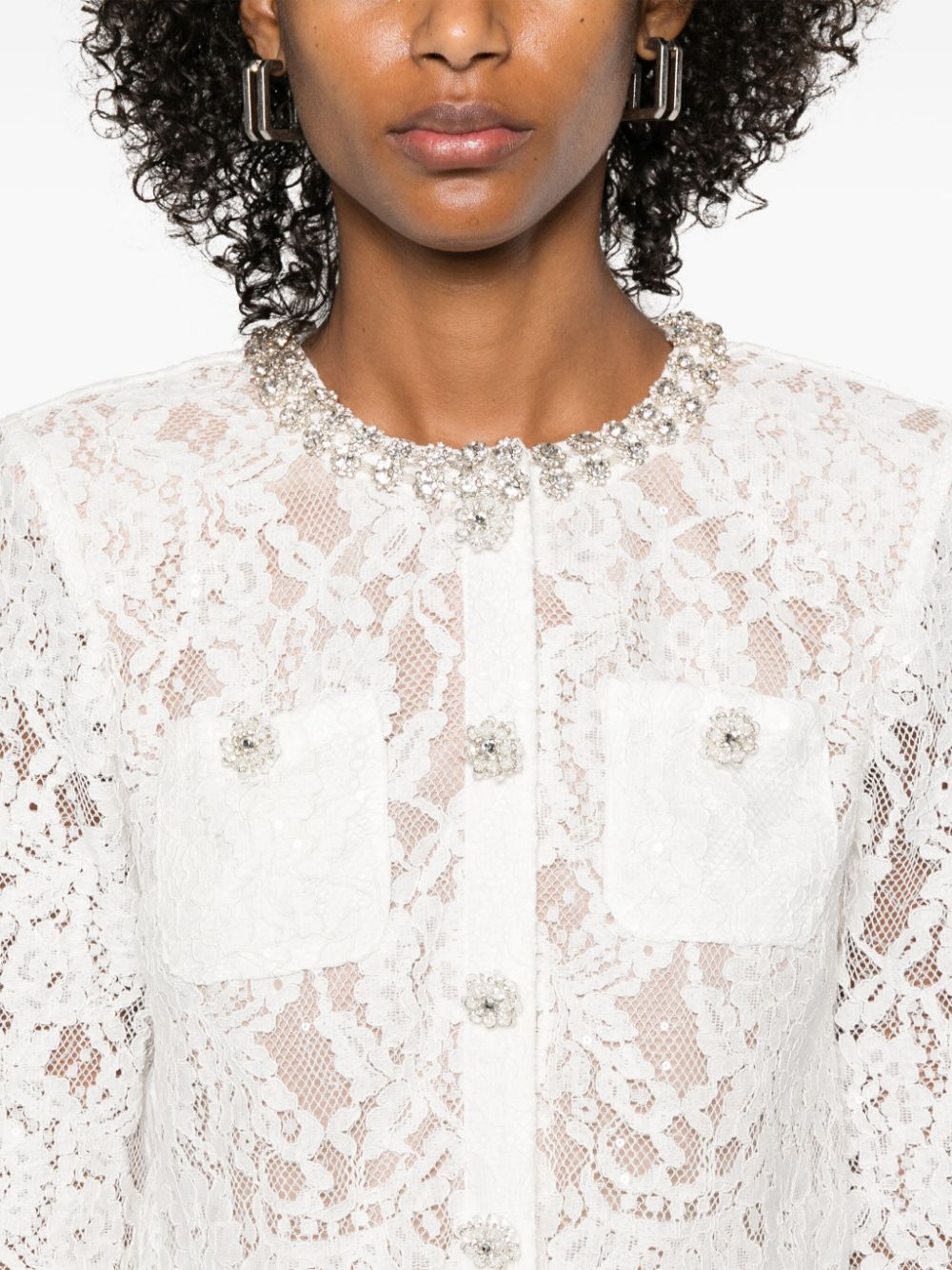 Self-Portrait Dresses White Outer: Viscose