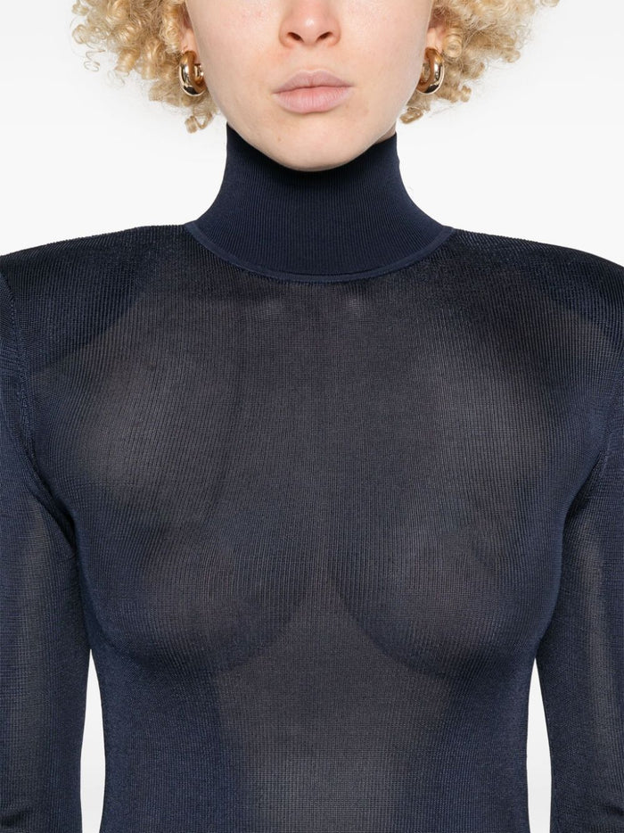 Self-portrait Dresses Blue Viscose