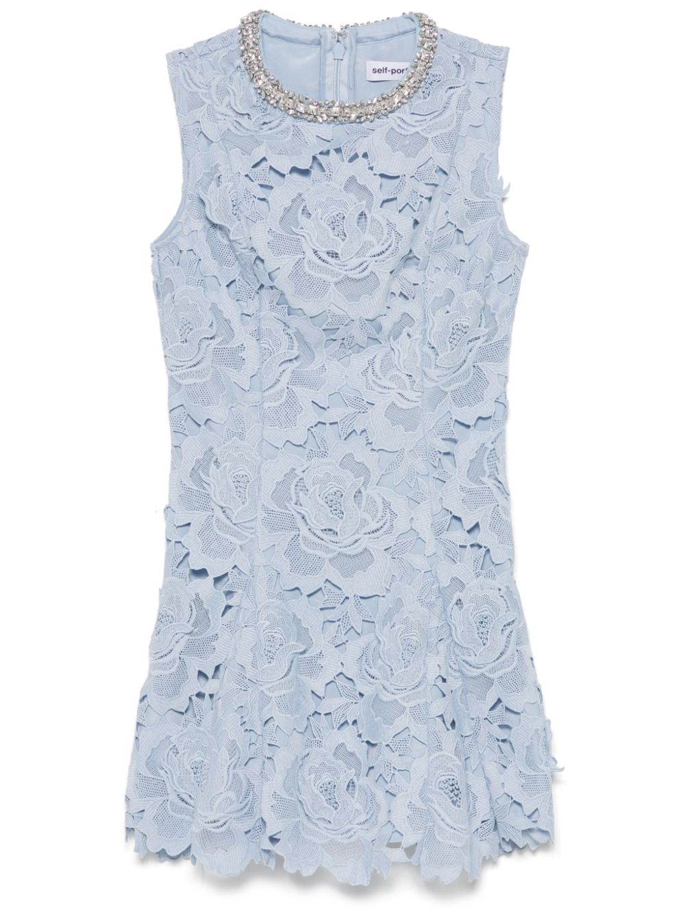 Self-Portrait Dresses Clear Blue