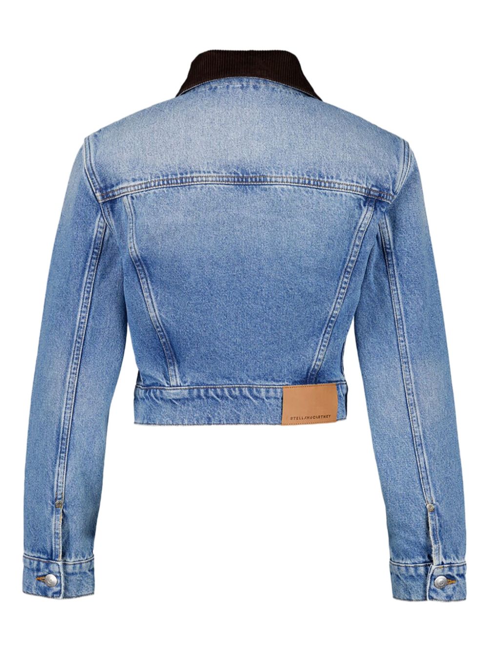 Stella Mccartney Coats Clear Blue Cotton