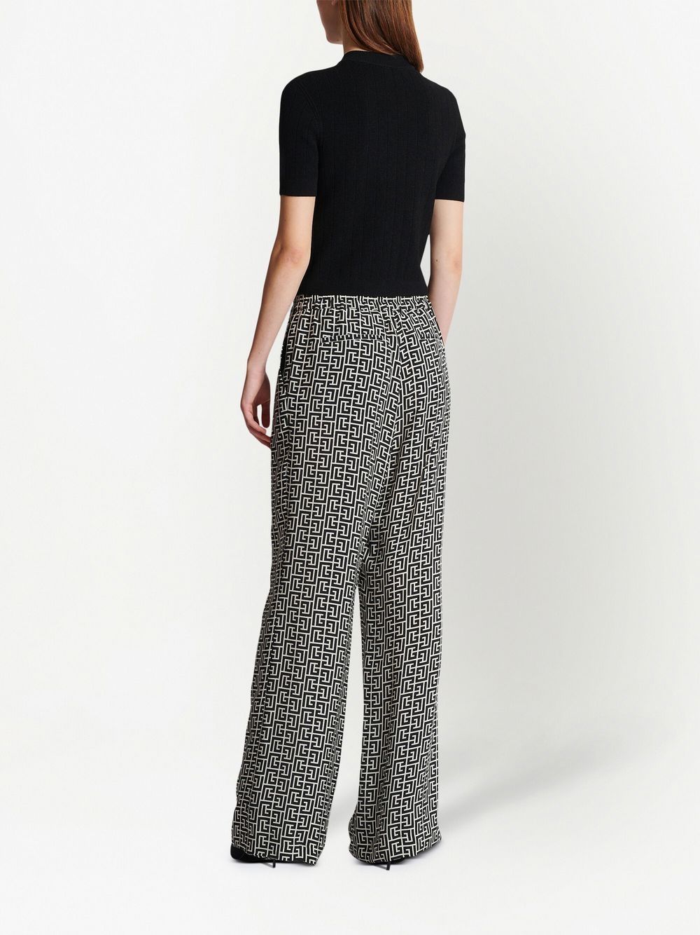 Balmain Sweaters Black Viscose