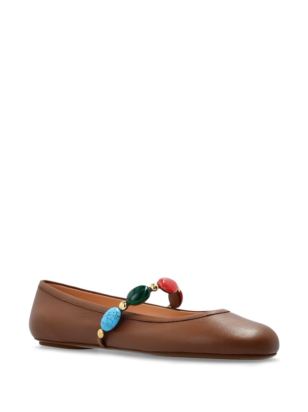 Gianvito Rossi Flat Shoes Leather Brown