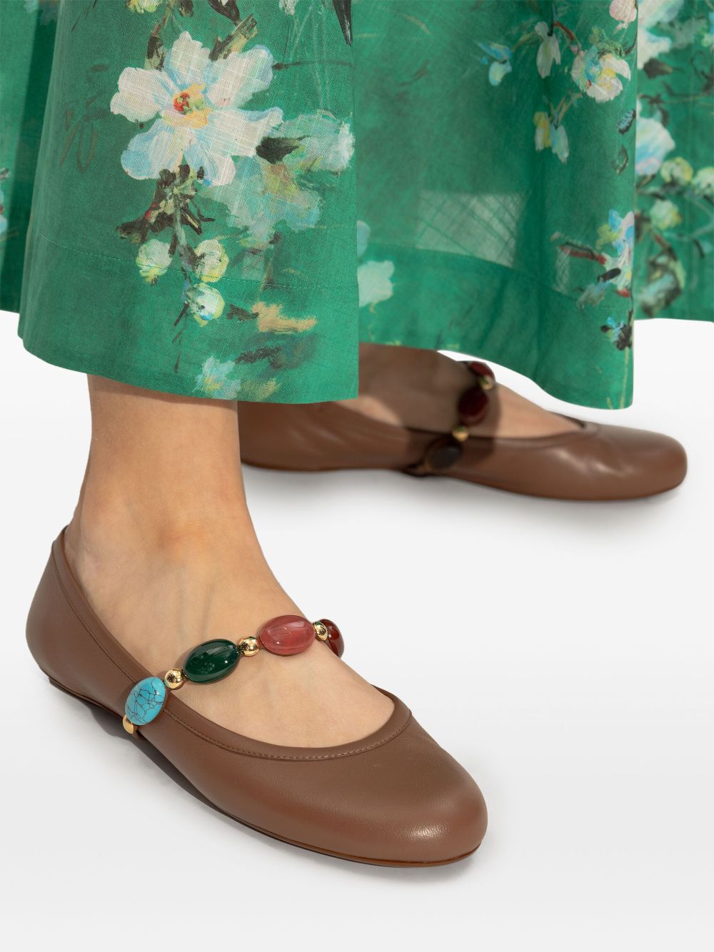 Gianvito Rossi Flat Shoes Leather Brown