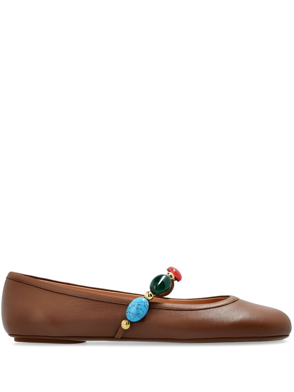 Gianvito Rossi Flat Shoes Leather Brown